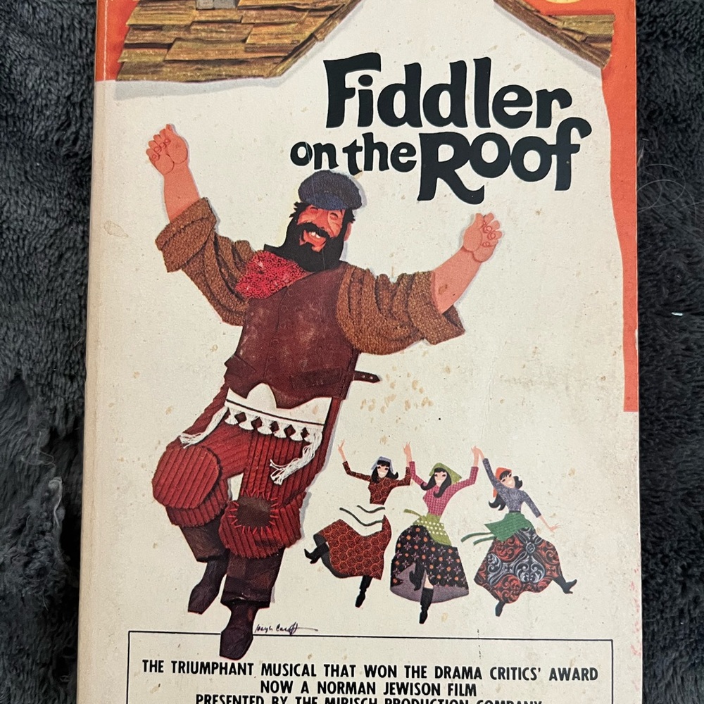 Fiddler on the roof pocket book edition 1973